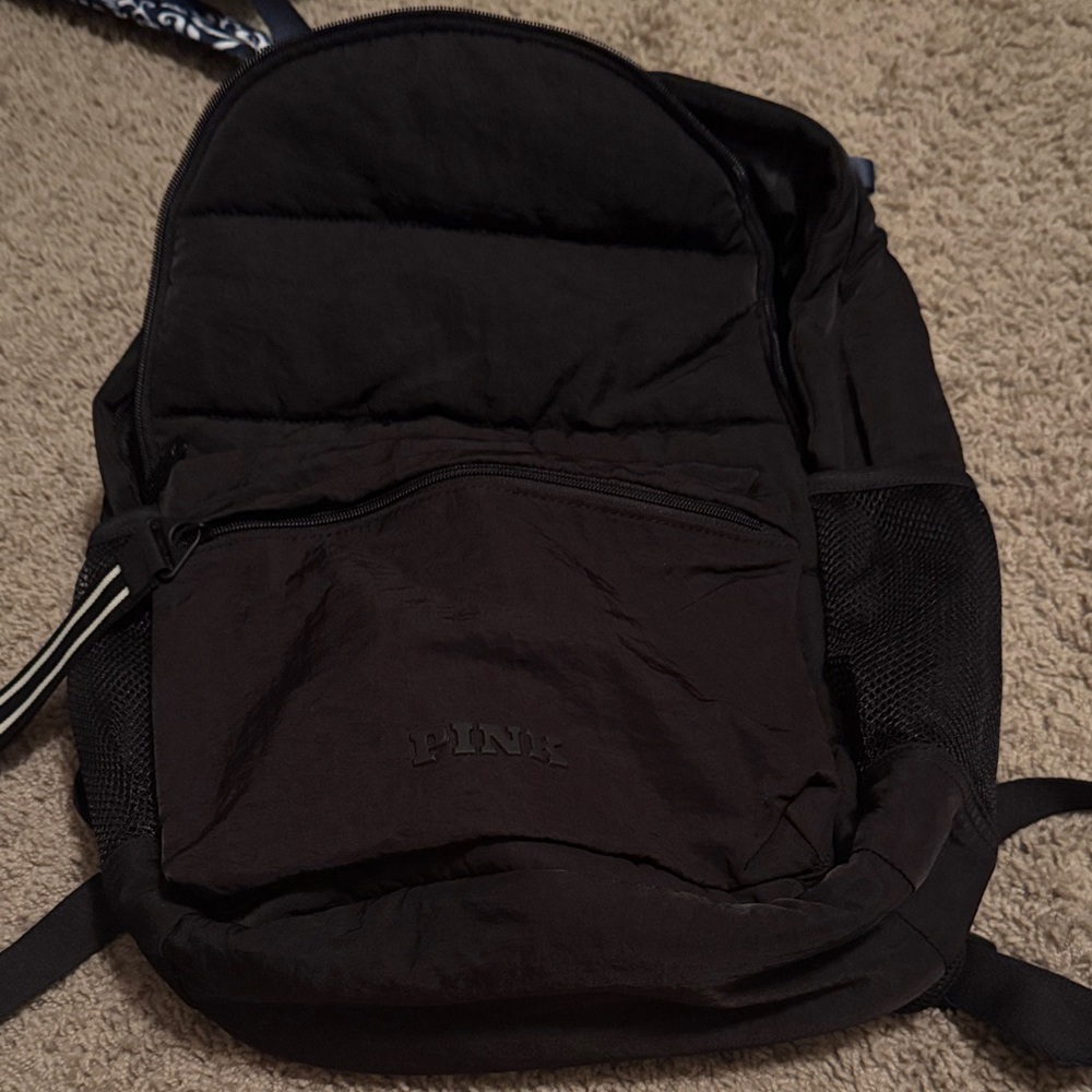 PINK Victoria's Secret Black Backpack